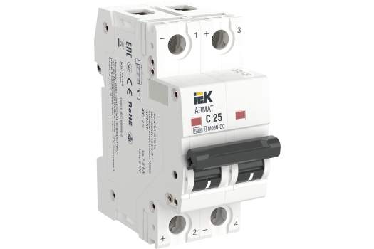 ARMAT Автоматический выключатель M06N-DC 2P C 25А IEK