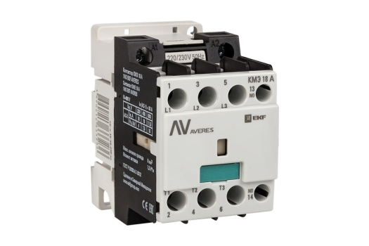 Контактор КМЭ 18А 1NO 400В АС EKF AVERES
