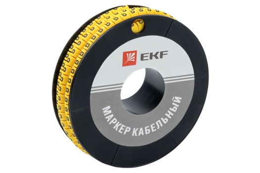 Маркер кабельный 4,0 мм2 'B' (500 шт.) (ЕС-2) EKF PROxima