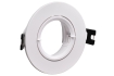 LIGHTING Светильник 4105 встраиваемый под лампу MR16 круг пластиковый белый IEK