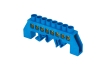 Шина '0' N (8х12мм) 8 отверстий латунь синий нейлоновый корпус комбинированный розничный стикер EKF PROxima