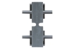 Усилитель жесткости для реверсивных рубильников (I-0-II) TwinBlock 160-250А EKF