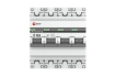 Автоматический выключатель 4P 0,5А (C) 4,5kA ВА 47-63 EKF PROxima